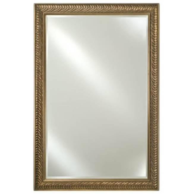Afina Corporation Framed Mirror 16X22 Chateau Gold Beveled