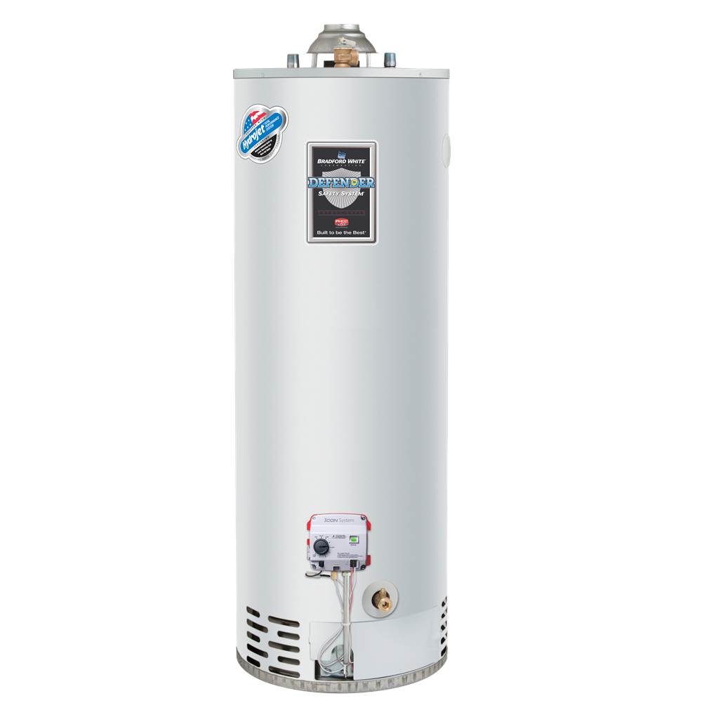 Bradford White Defender Safety System®, 30 Gallon Tall Residential Gas (Liquid Propane) Atmospheric Vent Water Heater