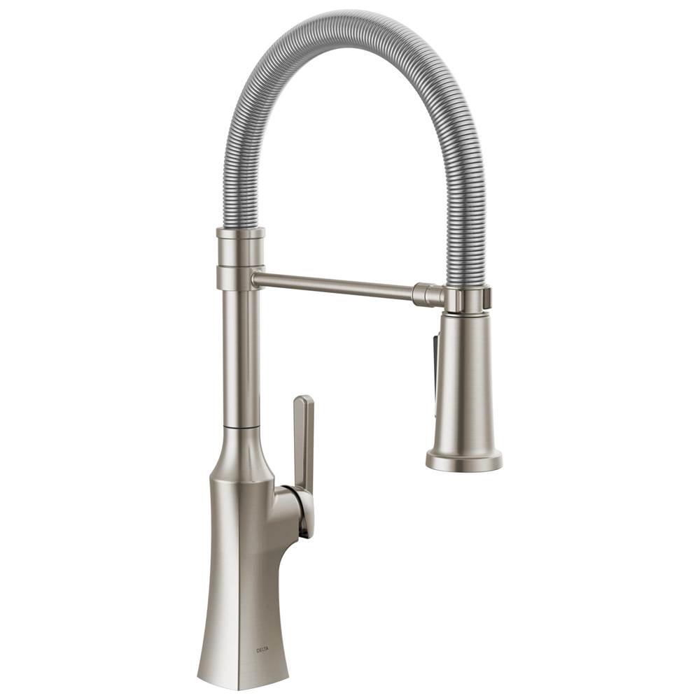 Delta Faucet Ermelo™ Pro Single Handle Pull-Down Kitchen Faucet With Spring Spout