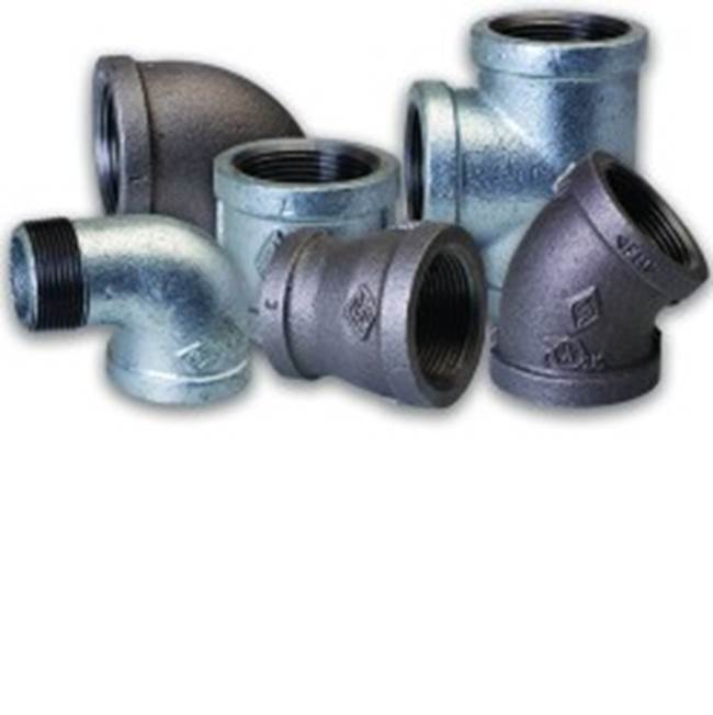 Everflow 2-1/2 X 1-1/4 Reducing Coupling Galvanized Malleable