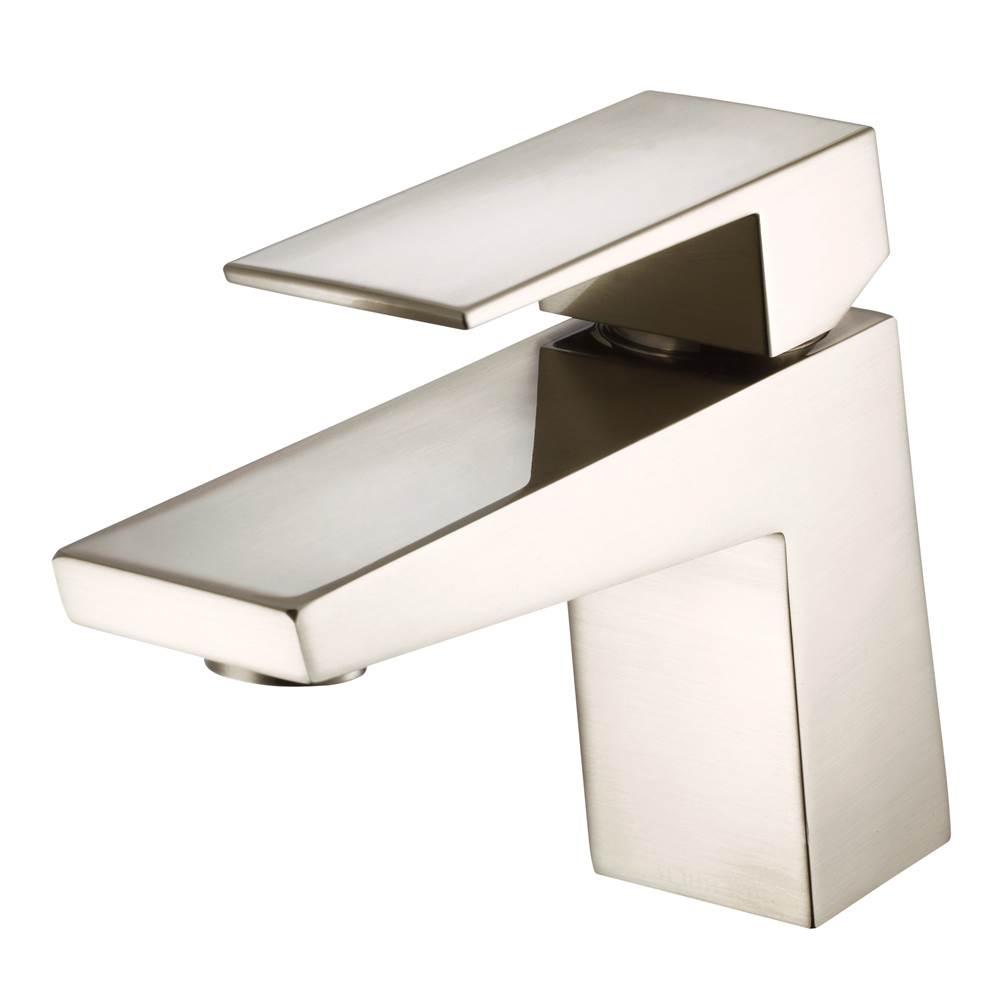 Gerber Plumbing Mid-Town 1H Lavatory Faucet Single Hole Mount w/ Metal Touch Down Drain 1.2gpm Brushed Nickel