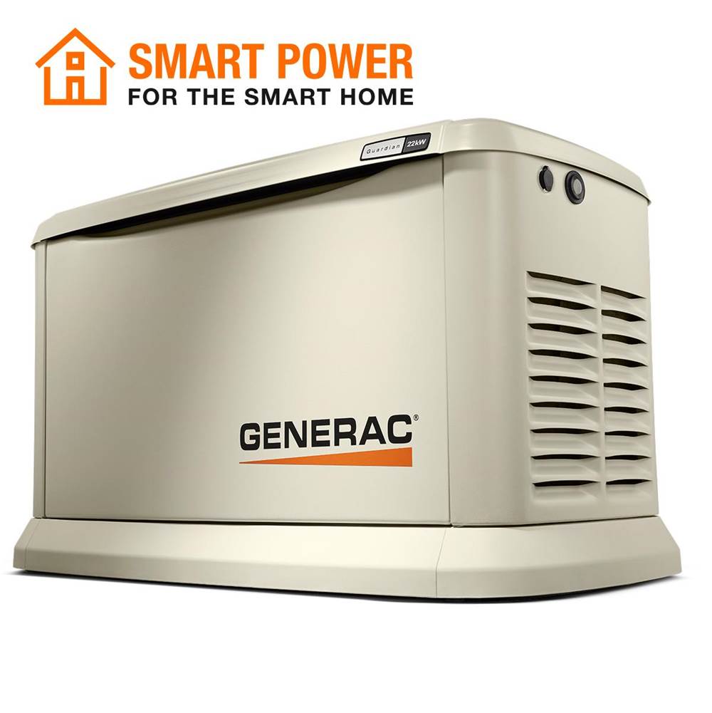 Generac 22/19.5kW Air-Cooled Standby Generator with Wi-Fi, Alum Enclosure