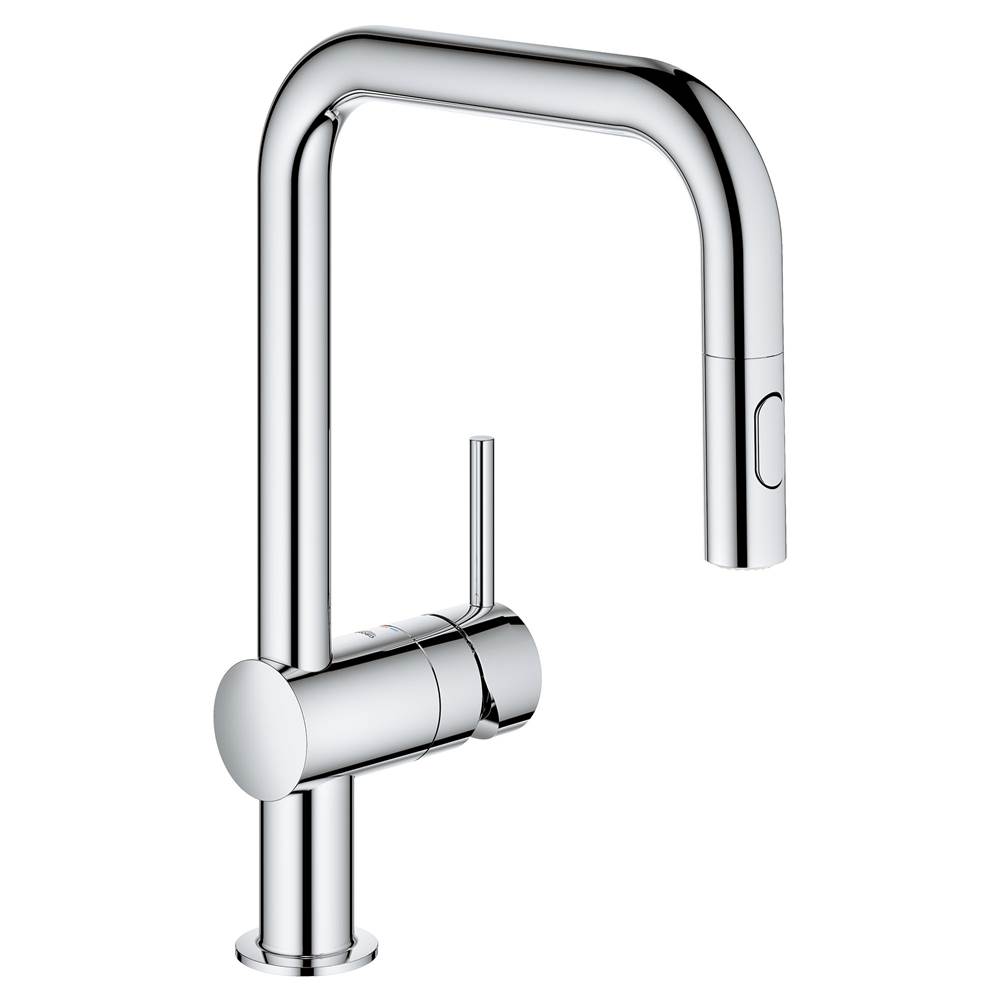 Grohe Single-Handle Pull Down Kitchen Faucet Dual Spray 1.75 GPM
