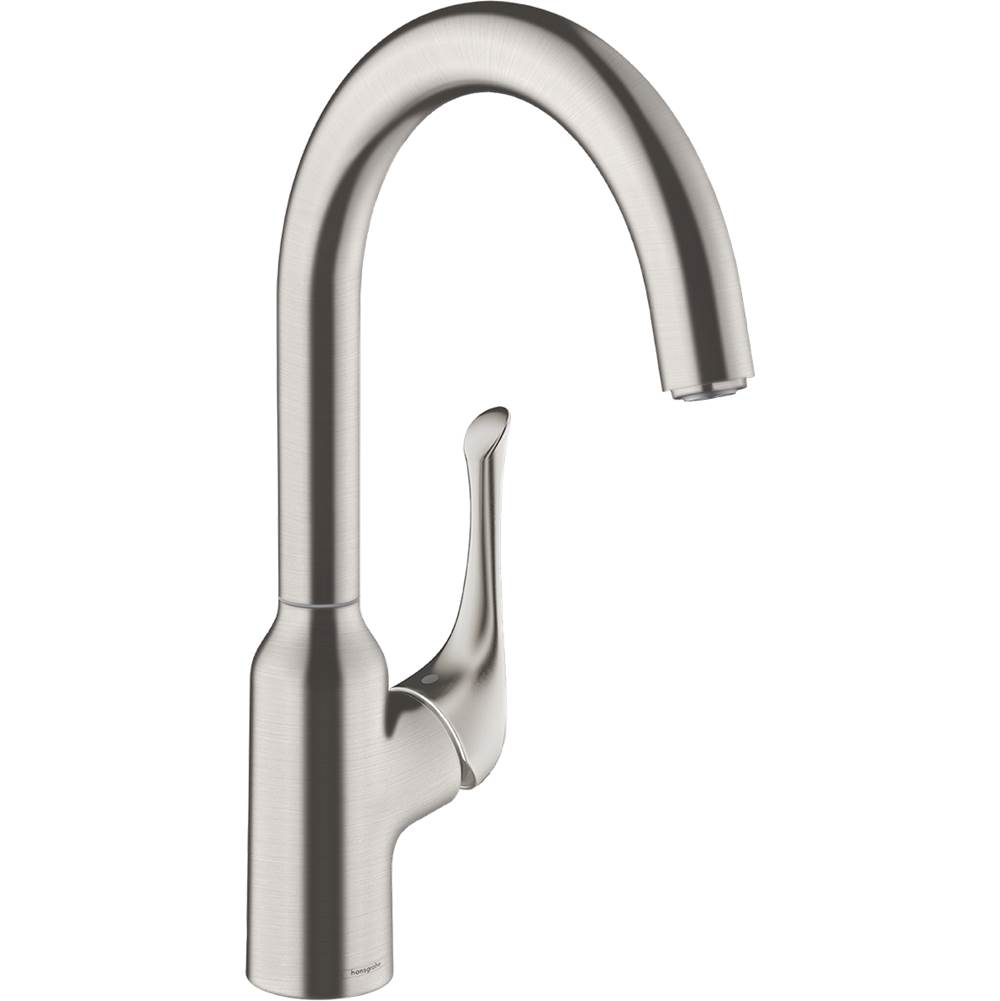 Hansgrohe Allegro N Bar Faucet, 1.75 GPM in Steel Optic