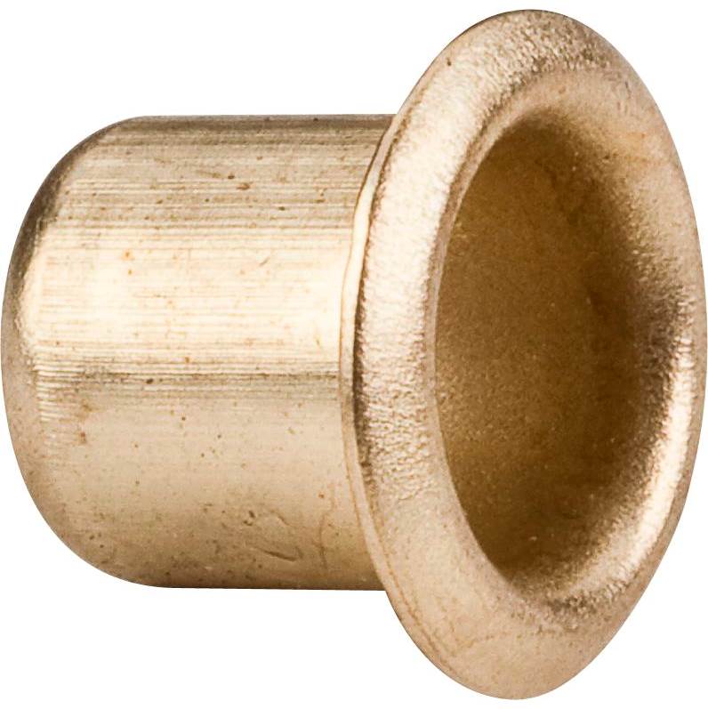 Hardware Resources Polished Brass 1/4'' Grommet for 7 mm Hole - Priced and Sold by the Thousand