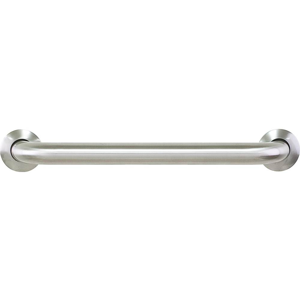 Hardware Resources 18'' Stainless Steel Conceal Mount Grab Bar - Retail Packaged