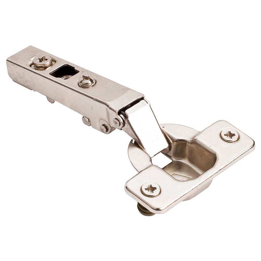 Hardware Resources 90 degree Standard Duty Full Overlay Cam Adjustable Self-close Hinge with Press-in 8 mm Dowels