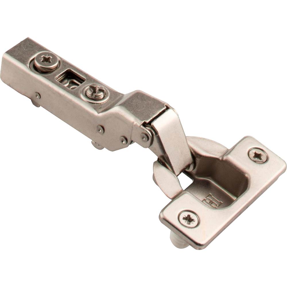 Hardware Resources 110 degree Heavy Duty Partial Overlay Cam Adjustable Self-close Hinge with Press-in 8 mm Dowels
