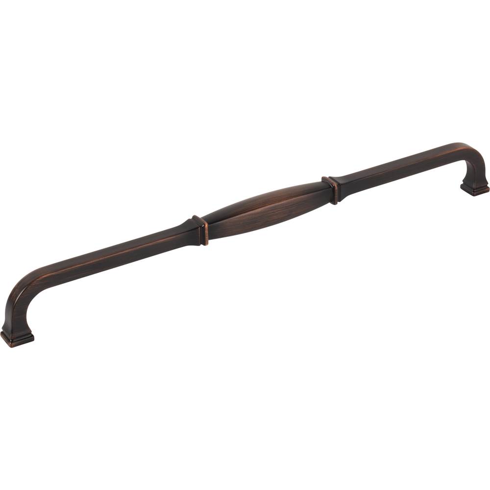 Jeffrey Alexander 305 mm Center-to-Center Brushed Oil Rubbed Bronze Audrey Cabinet Pull