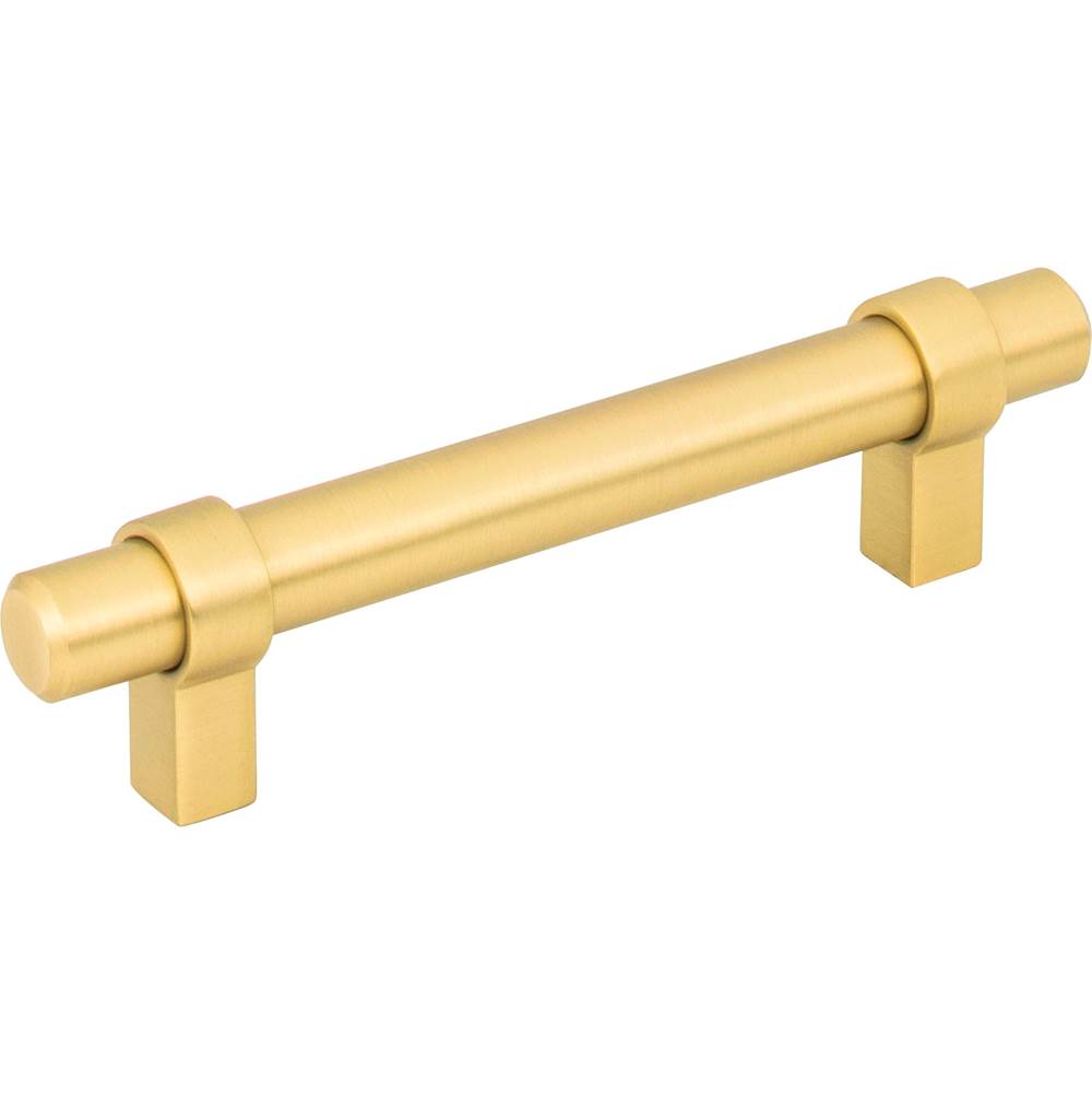 Jeffrey Alexander 96 mm Center-to-Center Brushed Gold Key Grande Cabinet Bar Pull