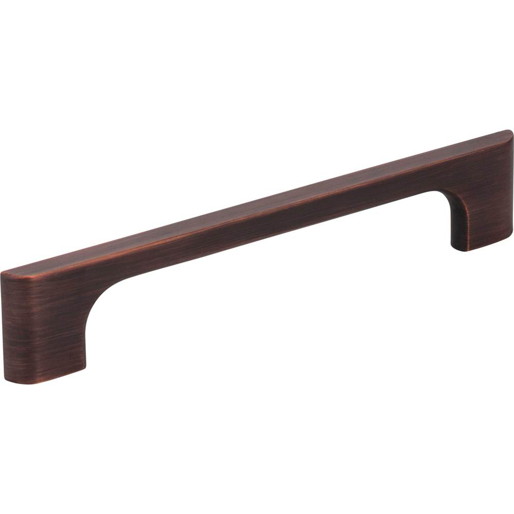 Jeffrey Alexander 128 mm Center-to-Center Brushed Oil Rubbed Bronze Asymmetrical Leyton Cabinet Pull