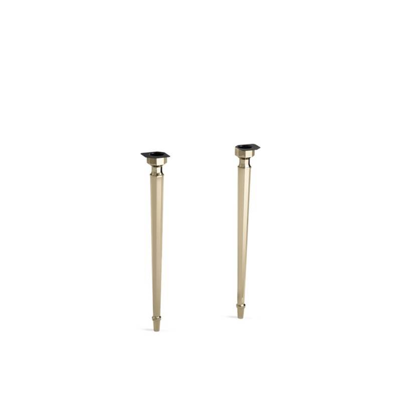 Kohler Kathryn® Octagonal tapered brass table legs