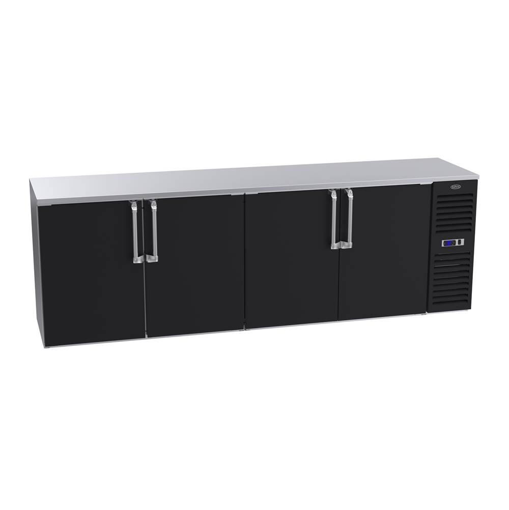 Krowne Krowne Royal 108'' Self Contained Backbar, Right Cabinet W/ Bv Right Left Left Right Doors And Ss Top