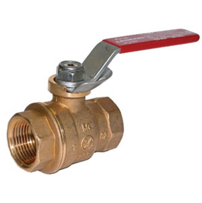 Legend Valve 1/2'' T-1001LD No Lead Forged Brass Full Port Ball Valve with Locking Device