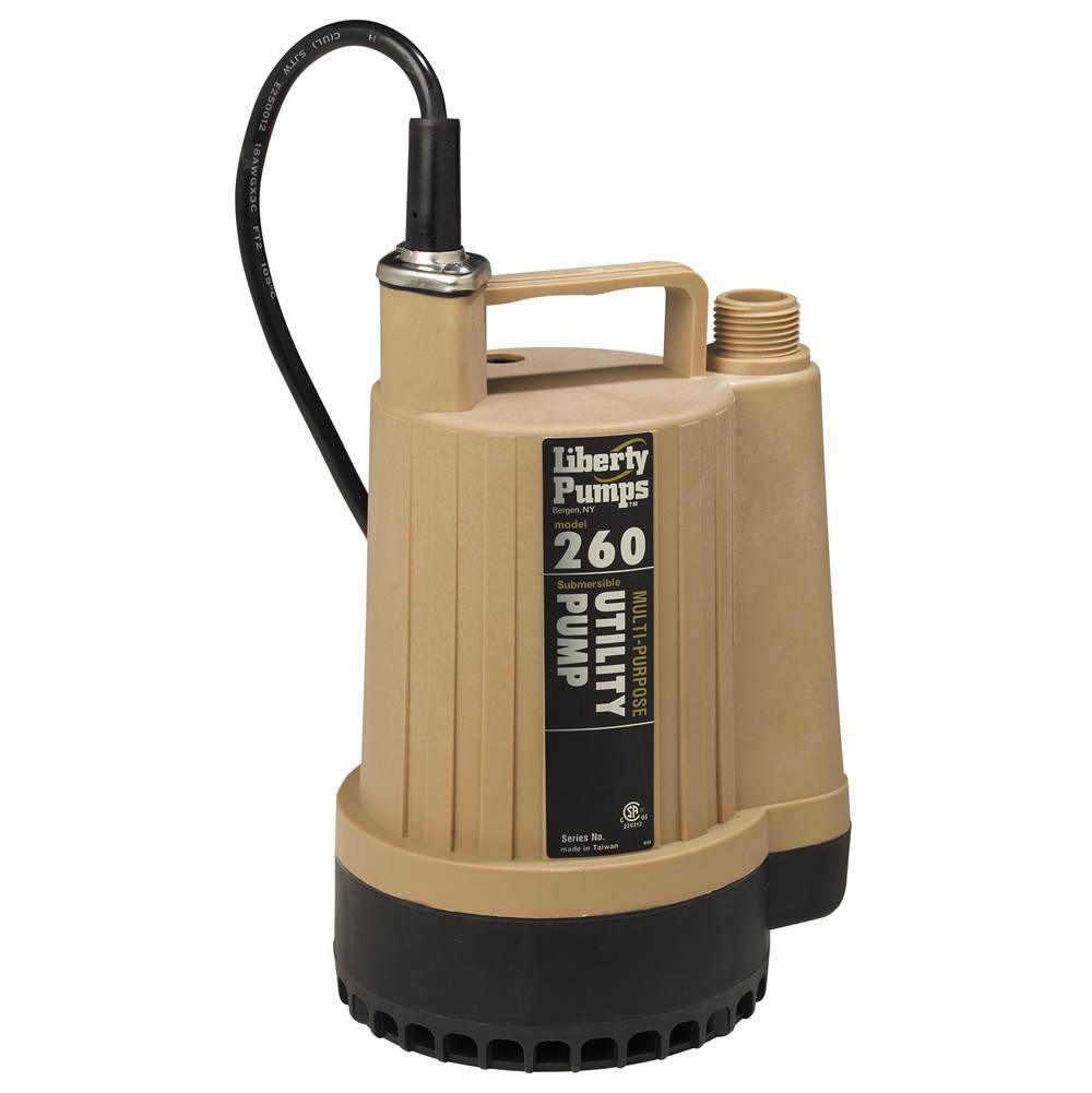 Liberty Pumps 260-2 1/6 Hp Utility Pump W/ 25'' Power Cord