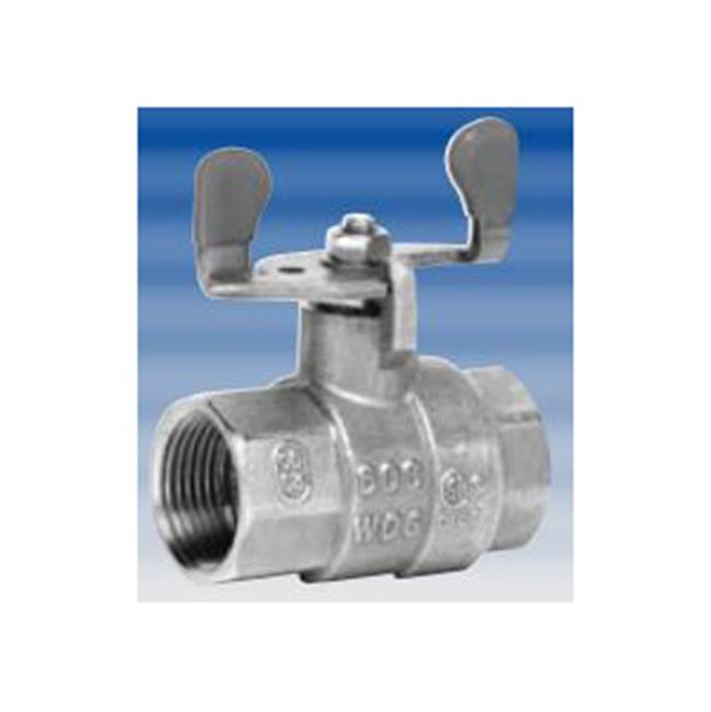 Matco Norca 1''IP BALL VALVE W/STAINLESS STEEL TEE HDL F.P.-600WOG CSA NOT FOR POTABLE WATER USE IN CA,VT