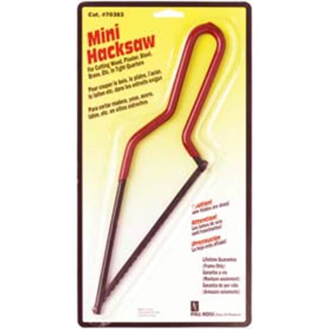 Mill Rose 6'' HACKSAW, W/RUBBER GRIP HANDLE