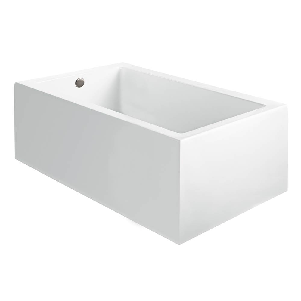 MTI Baths Andrea 9A Acrylic Cxl Sculpted 2 Side Air Bath Elite - White (66.75X49)