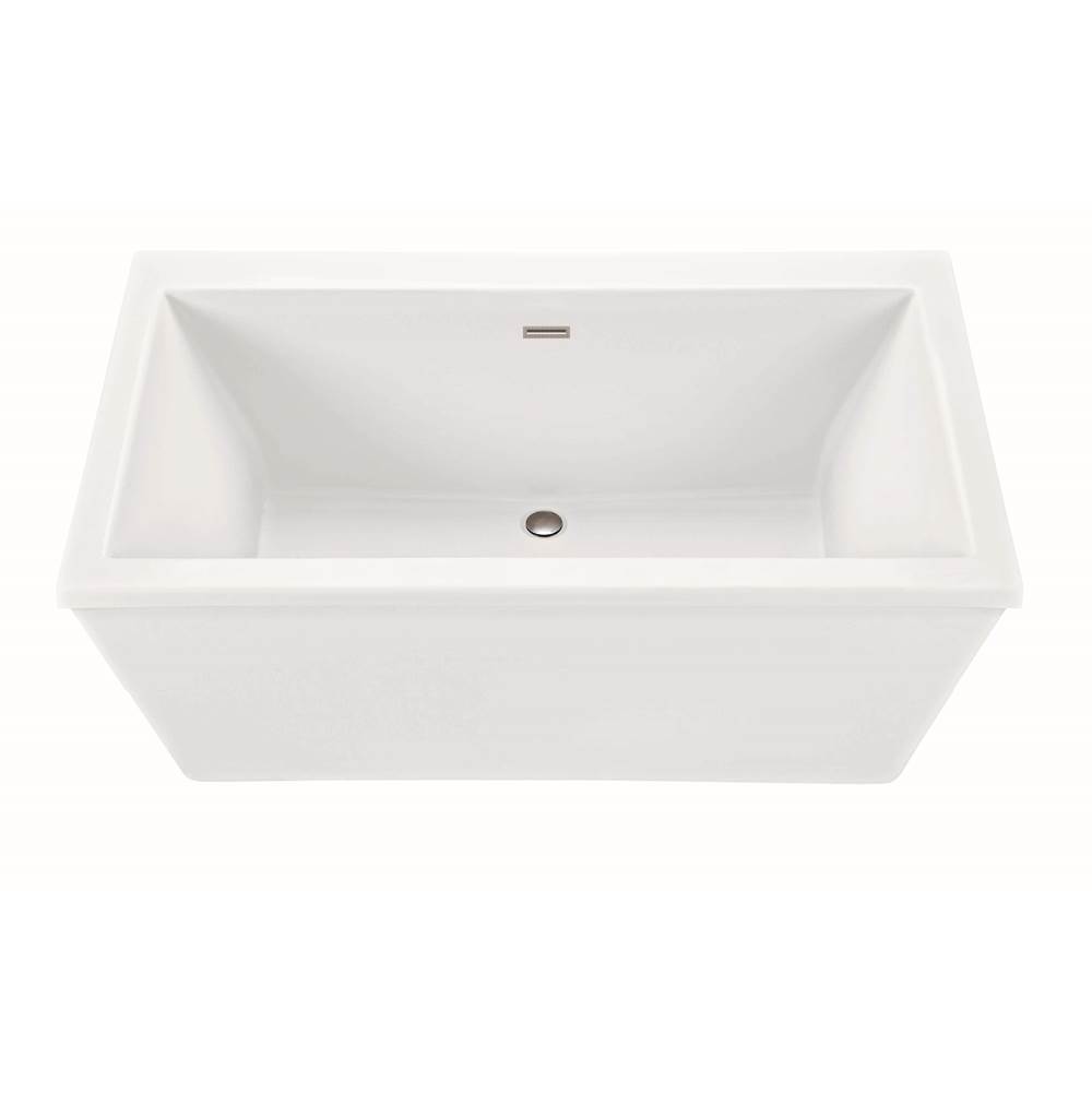 MTI Baths Kahlo 3 Dolomatte Freestanding Faucet Deck Air Bath - White (60X36)