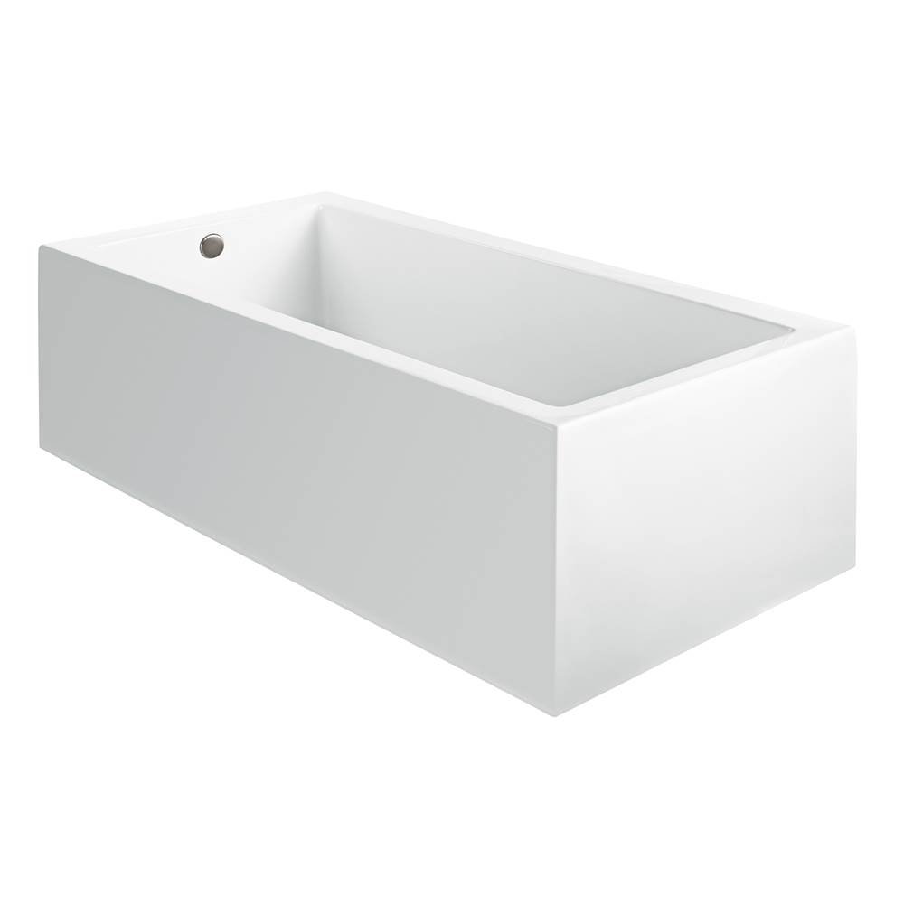 MTI Baths Andrea 20A Acrylic Cxl Sculpted 3 Side Air Bath Elite - White (54X36)