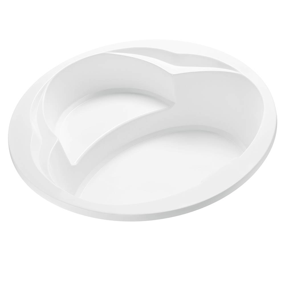 MTI Baths Rendezvoux 2 Acrylic Cxl Drop In Air Bath/Ultra Whirlpool - White (60X60)