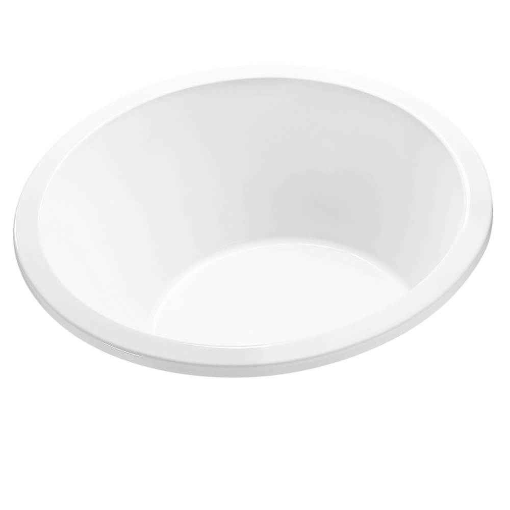 MTI Baths Jasmine 1 Acrylic Cxl Drop In Round Air Bath/Ultra Whirlpool - White (65.5X65.5)