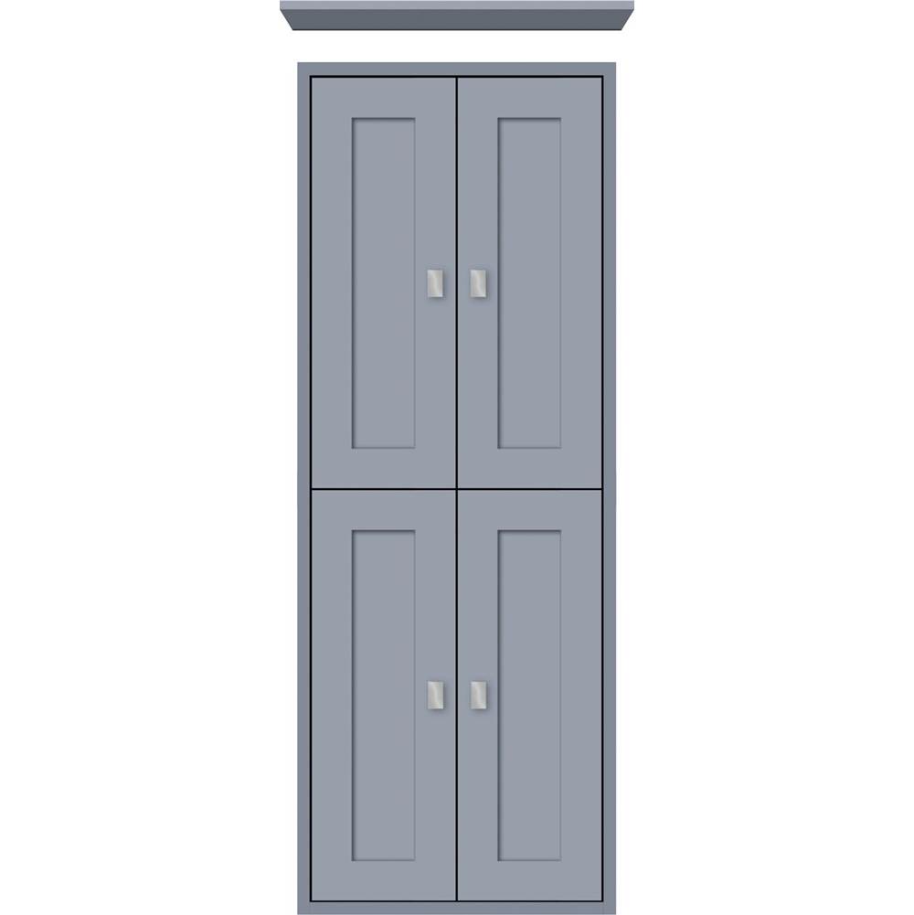 Strasser Woodenworks 18 X 8 X 48 Inset Tall Cubby Shaker Sat Silver