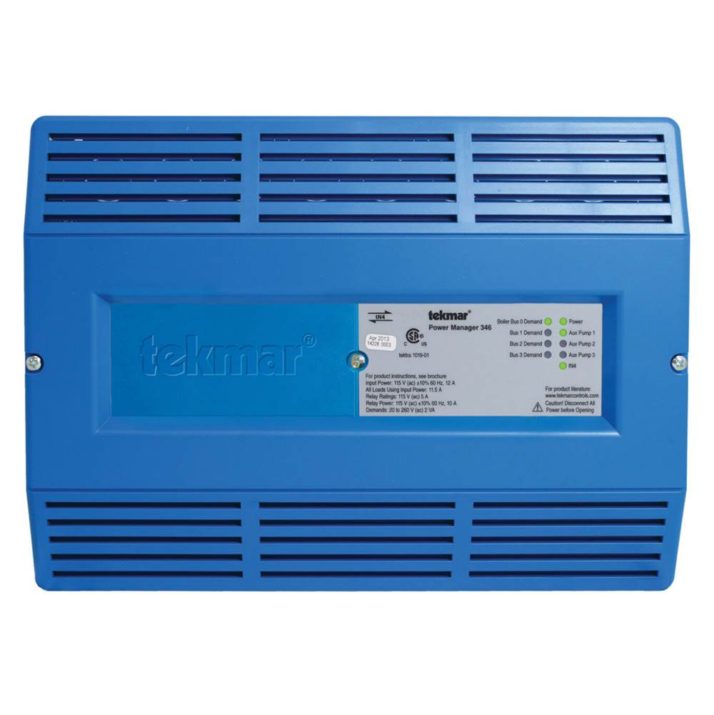 Tekmar Power Manager, Three Auxiliary Pumps, Four Demands
