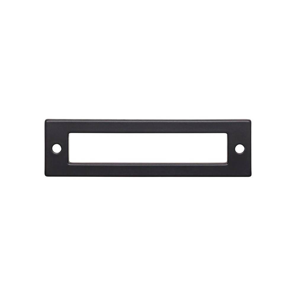 Top Knobs Hollin Backplate 3 3/4 Inch Flat Black