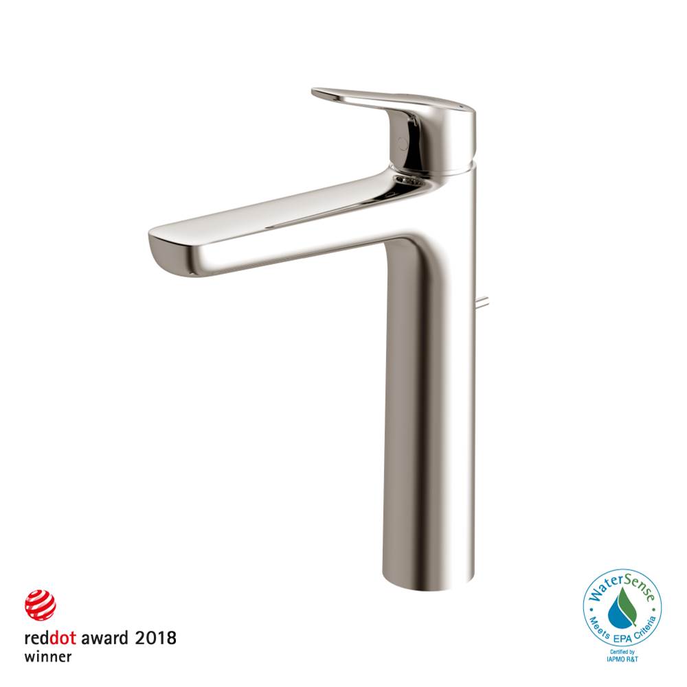 TOTO Toto® Gs Series Single Handle Bathroom Faucet For Vessel Sink With Comfort Glide Technology And Drain Assembly, Polished Nickel