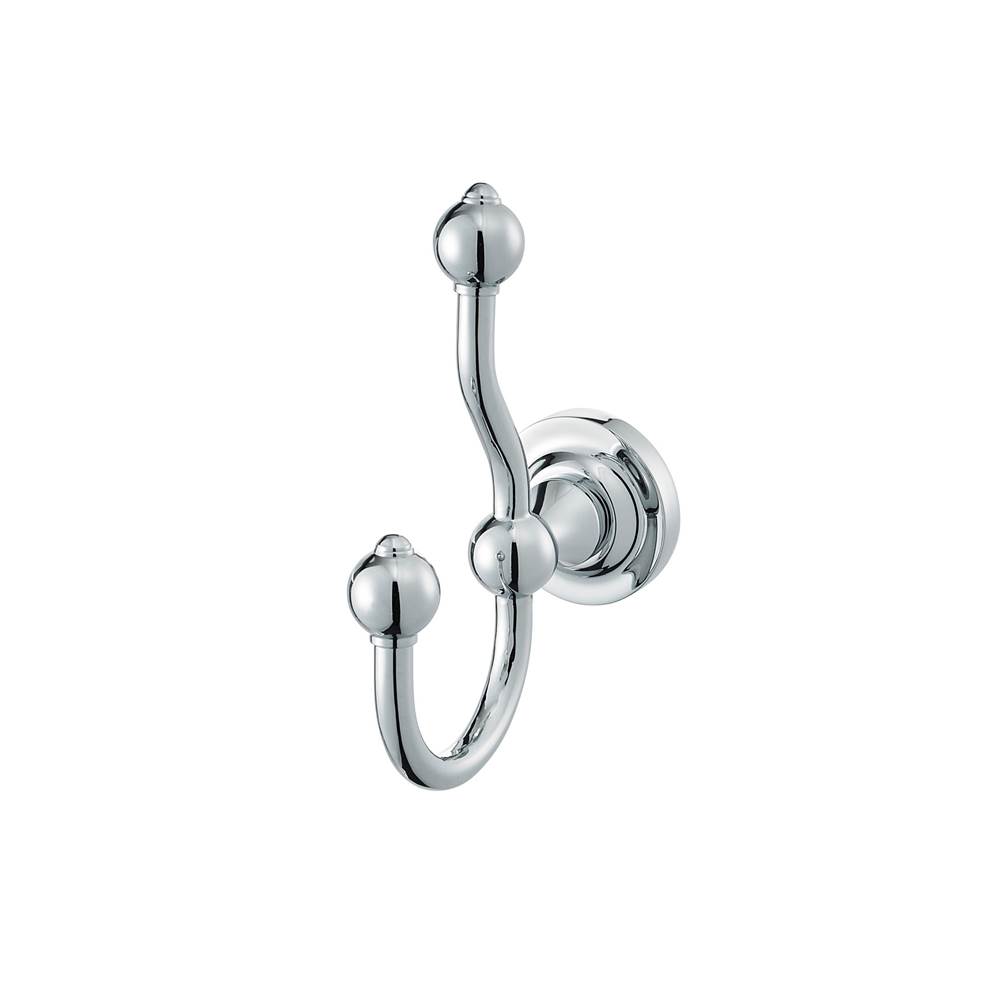 The Sterlingham Company Ltd Double Coat Hook With Concealed Mounting